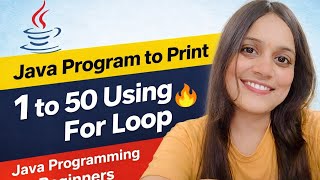 Famous Java Program to Print 1 to 50 Using For Loop 🔥 | Java Programming for Beginners by Shubhangi Ma'am Profile