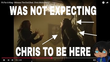 Fit For A King - Witness The End (feat. Chris Motionless) REACTION!!!