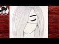 Как Нарисовать Девушку В Маске Очень Легко | Рисунки Карандашом | Miss Fatima - Art