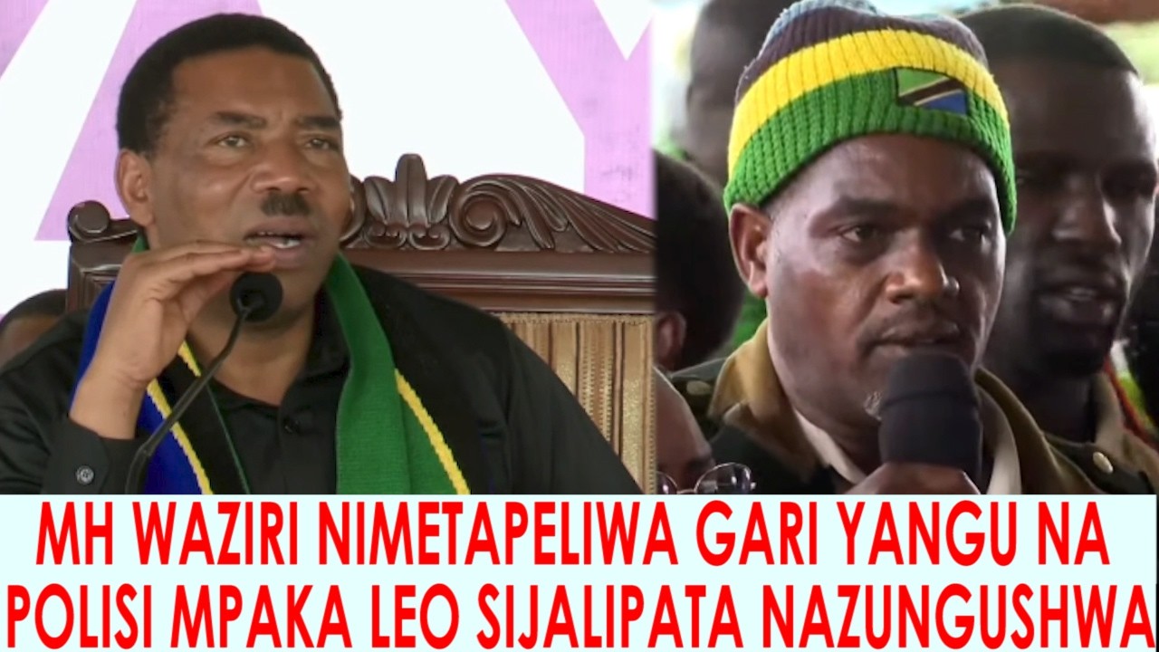 AJABU : WAZIRI MKUU NIMETAPELIWA GARI LANGU NA POLISI NILIAMBIWA NA TAX FORCE NILISALIMISHE POLISI