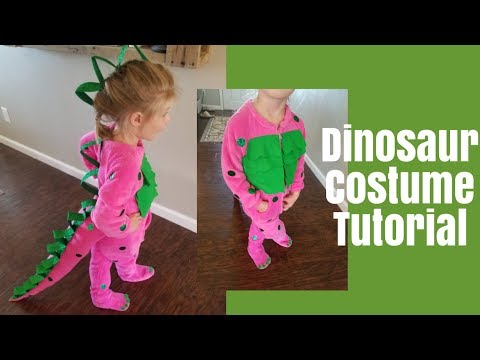 Video: How To Sew A Dinosaur Costume For A Child