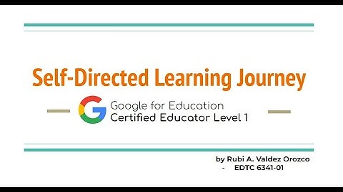 Project 3- My Self-Directed Learning Journey