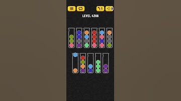 Ball Sort Puzzle Level 4366