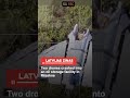 Two drones crashed into an oil storage facility in Rēzekne