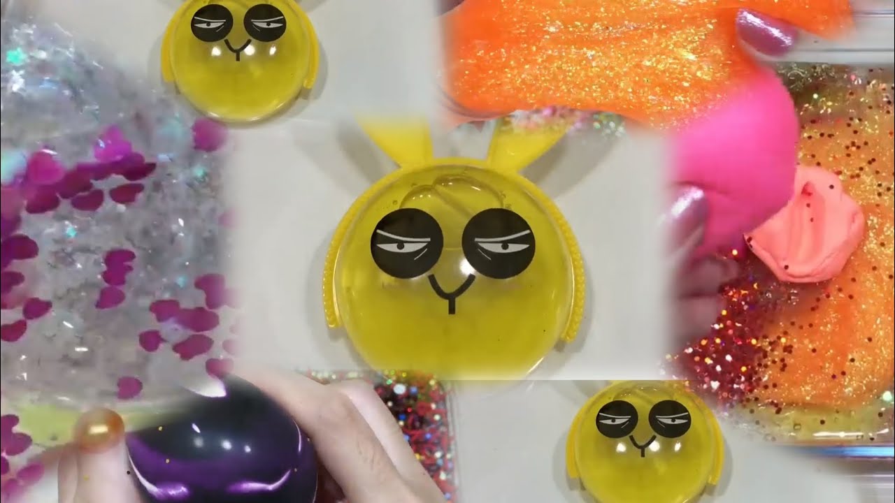 Mixing Random Things into Store Bought Slime | Relaxing Slime With Balloons