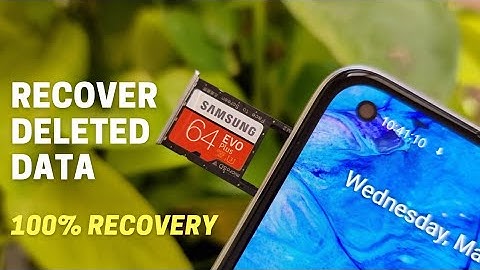 How to Recover Deleted SD Card Data from Android Smartphone !