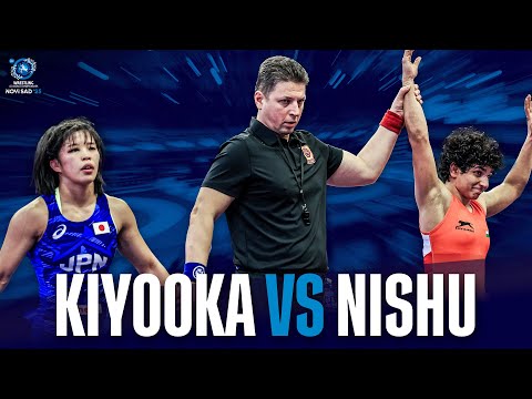 Nishu NISHU IND Vs Moe KIYOOKA JPN U23 WORLD CHAMPIONSHIPS 2025 Eighth Final WW 55Kg