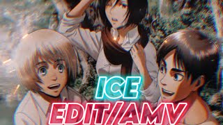 Eren, Mikasa, Armin Glow Up Edit - Right Round