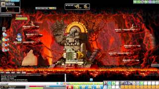 Maplestory: 157 Wind Archer vs Normal Zakum