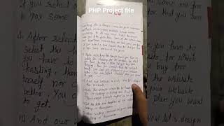 PHP Project file | Computer Science &amp; Engineering | Diploma 5th Semester Project Report / Practical
