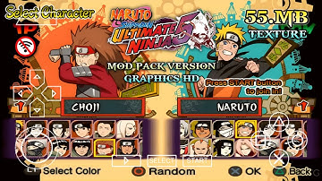 NARUTO SHIPPUDEN Ultimate Ninja 5 PPSSPP Android Mod Naruto Heroes 2024 Graphics HD | Gameplay