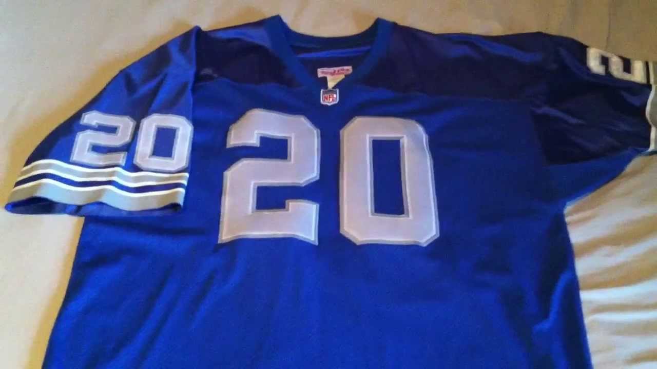 1996 barry sanders mitchell and ness jersey