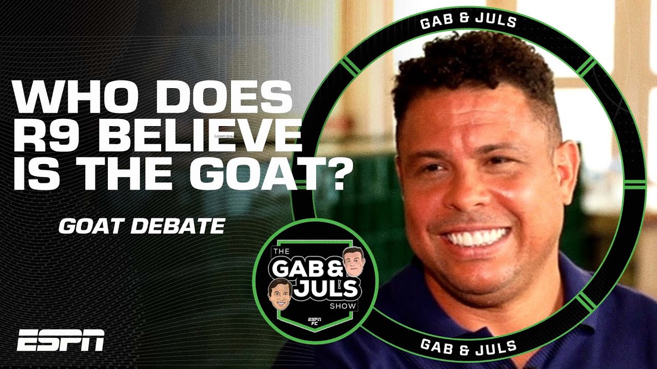 Pele ✅ Messi ❓Maradona  ✅ Cristiano Ronaldo❓Who is on R9's GOAT list? | ESPN FC