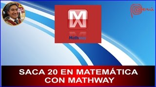 Sácate 20 en matemática usando MathWay en tu Celular o Tablet. screenshot 2
