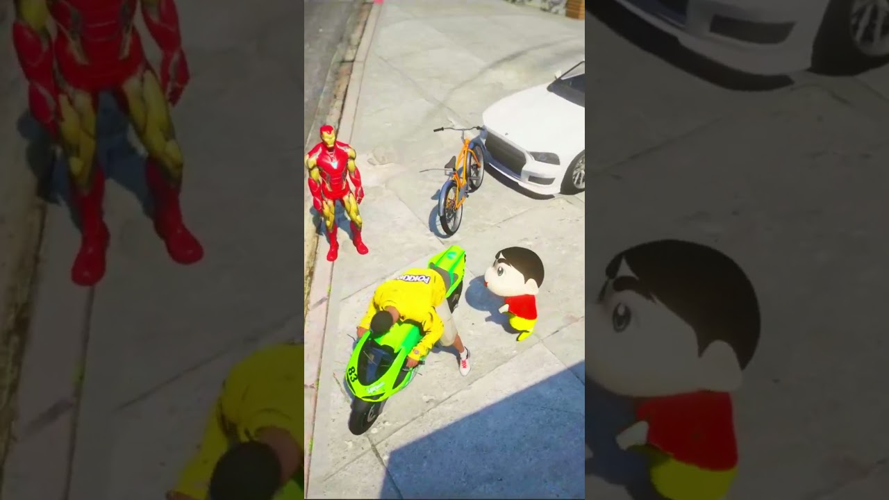 Franklin Save Iron Man Car 