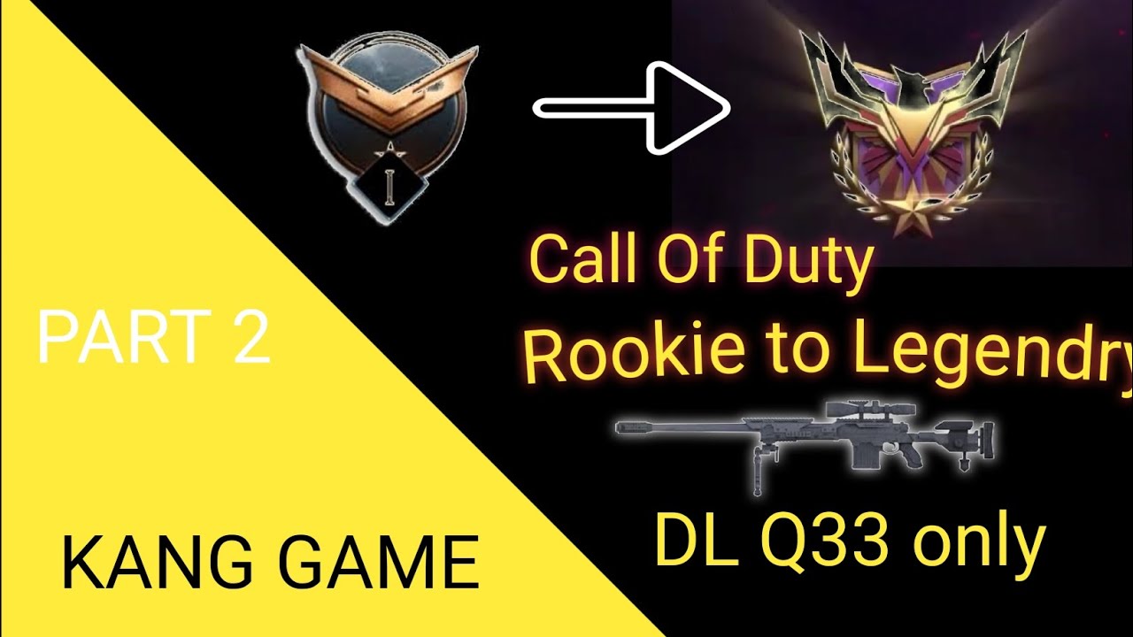CODM Sniper Only Rookie to Legendary - YouTube