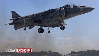 How AV-8B Harrier Jets Practice Aircraft Carrier Landings