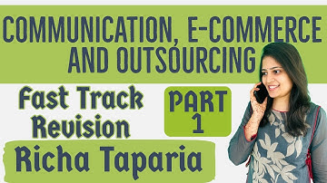 Communication, E-commerce and Outsourcing | Organisation of com.| 11th Gujarat Board | Richa Ma’am