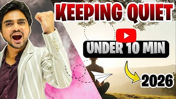 Keeping Quiet | Summary  Under 10 Minutes | Class 12 English Flamingo CBSE 2026. |By Dear Sir |