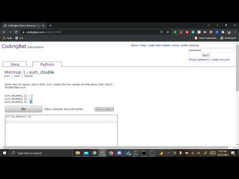 Coding Bat Problem 2 Monkey Trouble