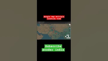 Google map multiple location view #coding #shorts #ytshorts #youtubeshorts #youtube