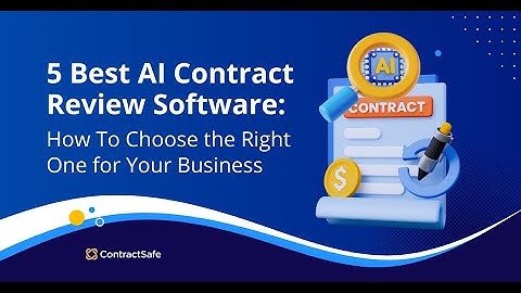 Best AI Contract Review Software
