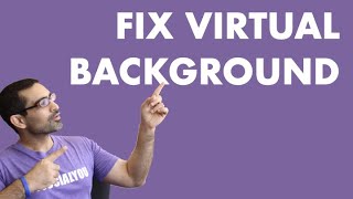Zoom Virtual Backgrounds Not Working? TRY This!  ✅