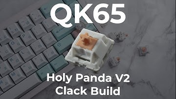 Holy Panda V2 Typing Sounds ASMR | QK65(Clack Build)