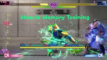 Street Fighter 6_Bison challenge : Muscle Memory Training