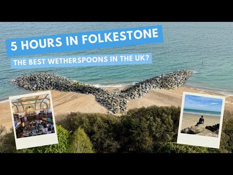 5 hours in Folkestone 🏖️ Sand, sea, shopping & the best Wetherspoons?