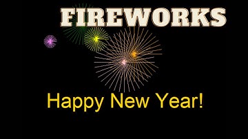 Coding Happy New Year Fireworks in Python
