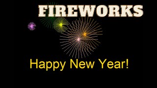 Coding Happy New Year Fireworks in Python screenshot 5