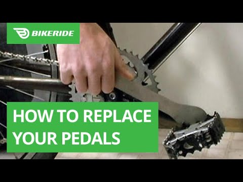 switching bike pedals