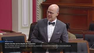 La loi 2 sur les médecins : un gâchis monumental, selon Joël Arseneau