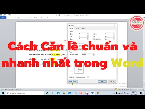 Cách căn lề chuẩn nhất trong word- Thủ thuật máy tính hay