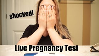 LIVE PREGNANCY TEST | FINDING OUT IM PREGNANT + TELLING MY HUSBAND *EMOTIONAL