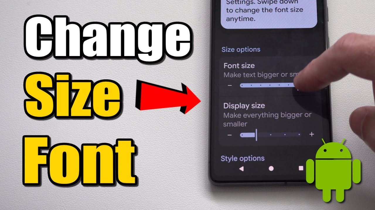 How to Change the Display & Font Size on your Android Phone (Best ...