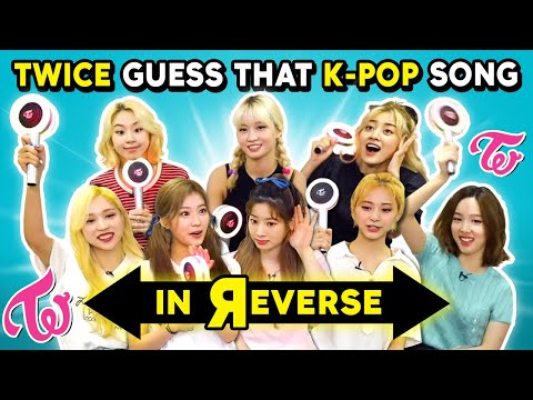 Twice Reacts To Guess That Twice Song In Reverse Challenge