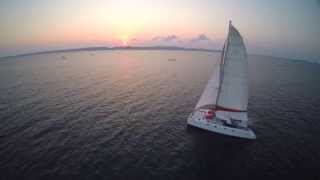 Sorisso Indonesian Yachting Experience 4K drone footage in Lombok