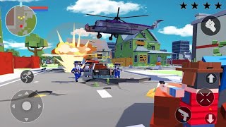 Grand Gangster City: Pixel 3D Gun Crime Game android gameplay screenshot 3