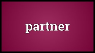 Partner Meaning
