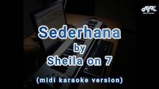 Sheila on 7 - Sederhana (midi karaoke version)