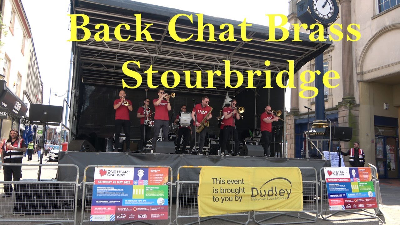 Back Chat Brass perform at 𝗢𝗻𝗲 𝗛𝗲𝗮𝗿𝘁 𝗢𝗻𝗲 𝗪𝗮𝘆 Stourbridge - YouTube