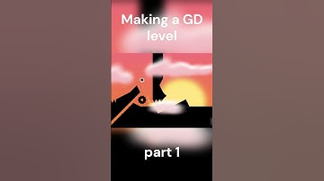 Making a GD Level // Part 1  #geometrydash #gd #gmd #gaming