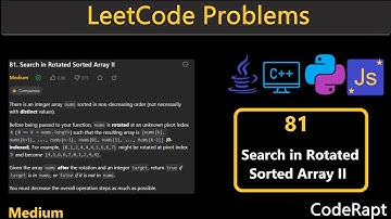 Search in Rotated Sorted Array II | Leetcode Q.81 | Py | C++ | Java+ | JS | Leetcode Daily Challenge