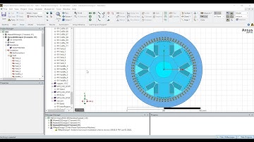 Simulation of a three-phase synchronous motor Ansys Electronics maxwell RMxprt 4 موتور سنکرون سه فاز