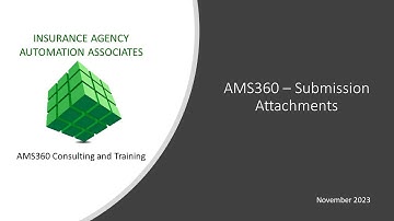 AMS360 Attaching Submission Documents to the eForm tree