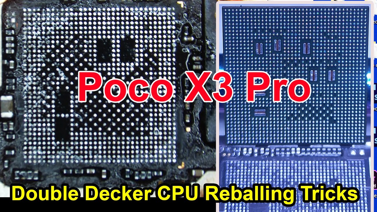 Double Decker CPU Reballing Tricks || How to Reball Double Decker CPU ...