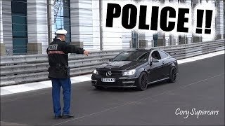 POLICE VS SUPERCARS on the streets of MONACO !!