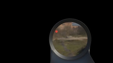 Procedural Red Dot made in blender